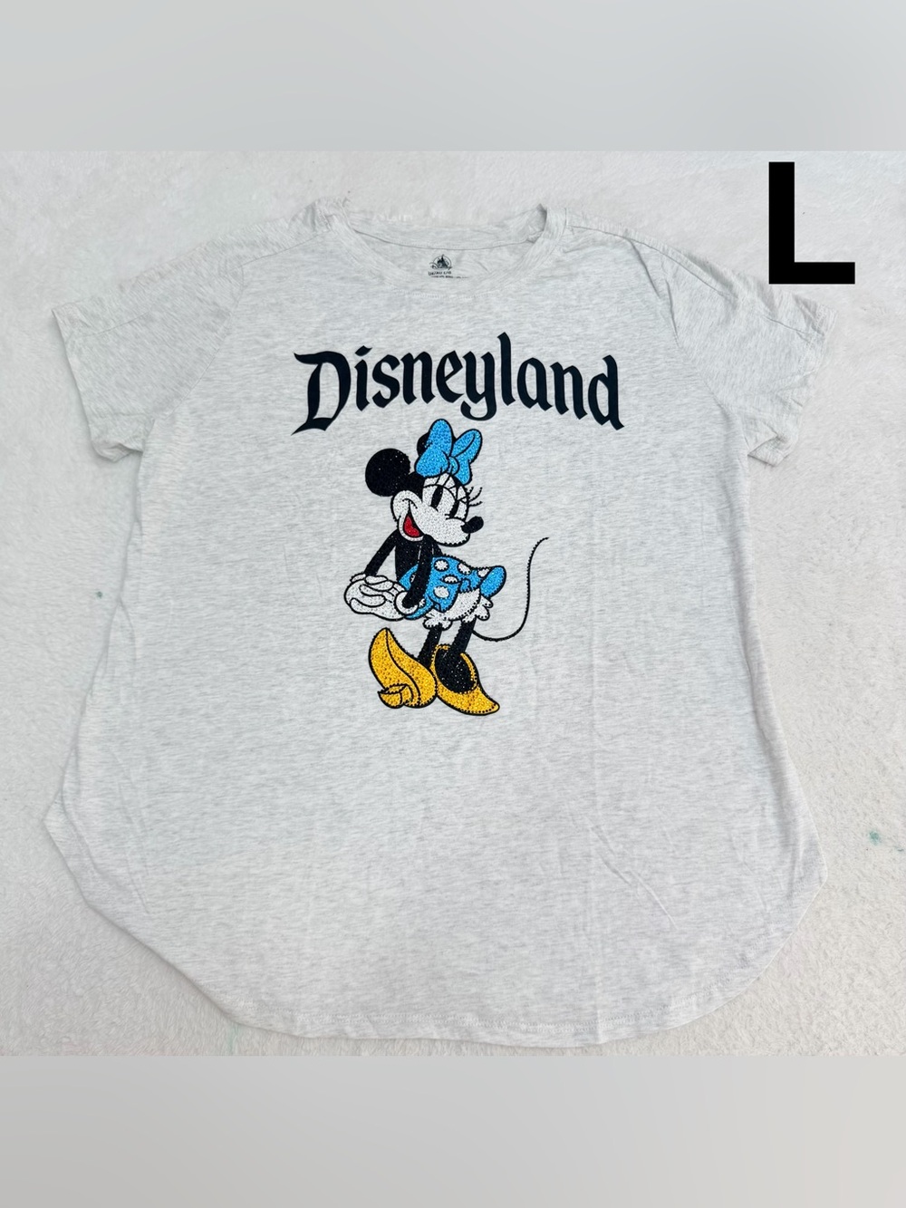 Disneyland LIMITED ED DISNEY RHINESTONE Minnie Mouse Thumper Bedazzled T-SHIRT